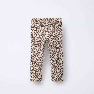 Zara Kids Brown Leopard Leggings